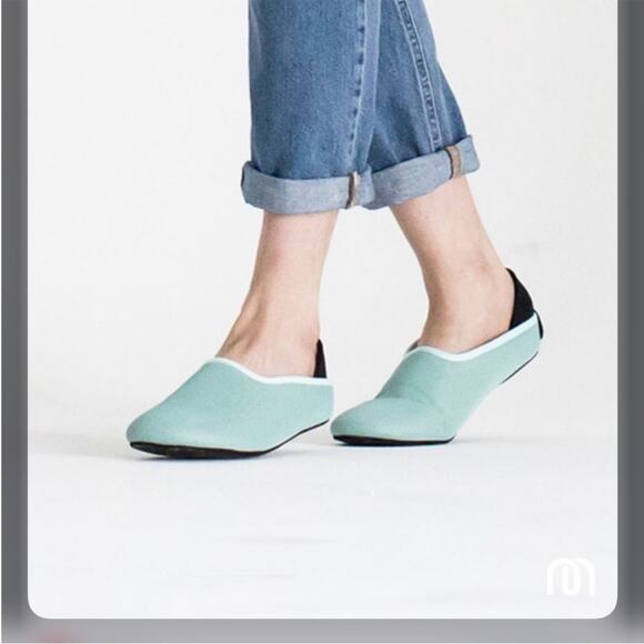 Mahabis Women's Slip-On Summer Shoes Mesh Breathable Mint Green EU 38 - Picture 1 of 8